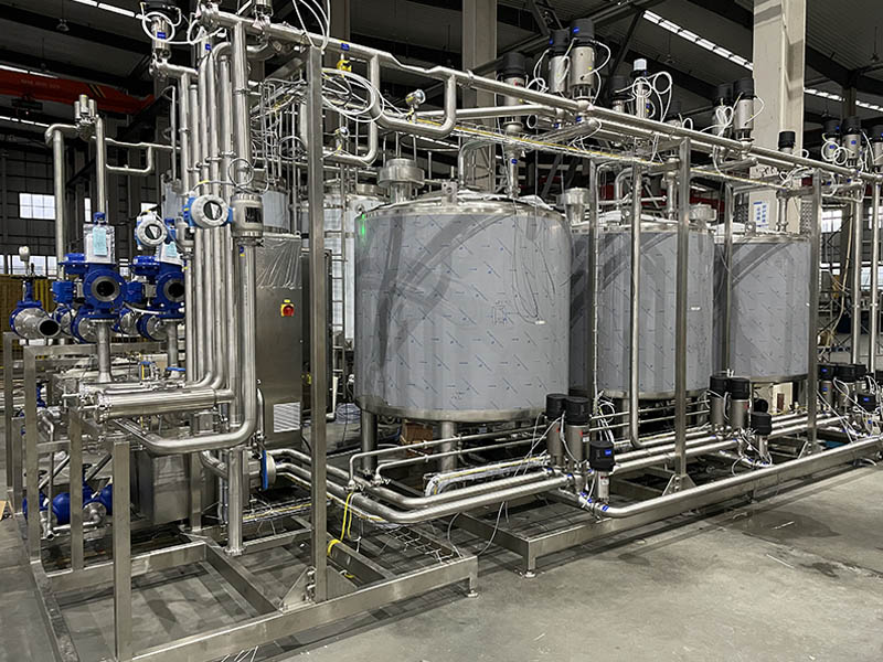 Ligne de production de lait pasteurisé