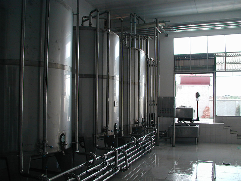 Ligne de production de lait pasteurisé