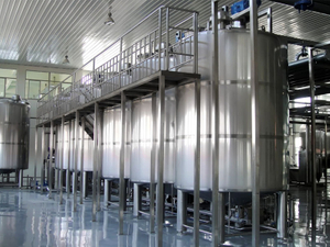 Ligne de production de boissons gazeuses gazéifiées