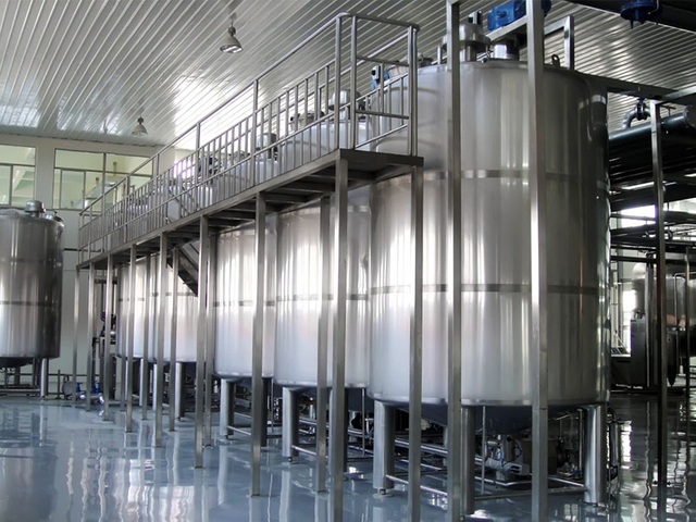 Ligne de production de boissons gazeuses gazéifiées
