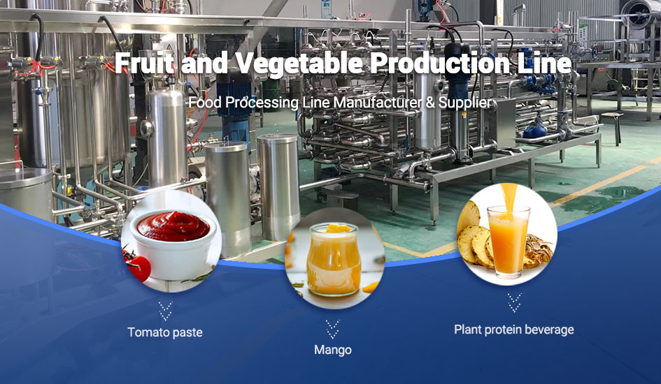 Ligne de production de fruits et légumes