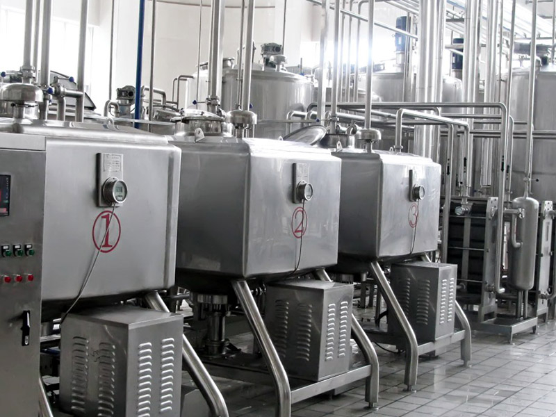 Ligne de production de boissons au lait