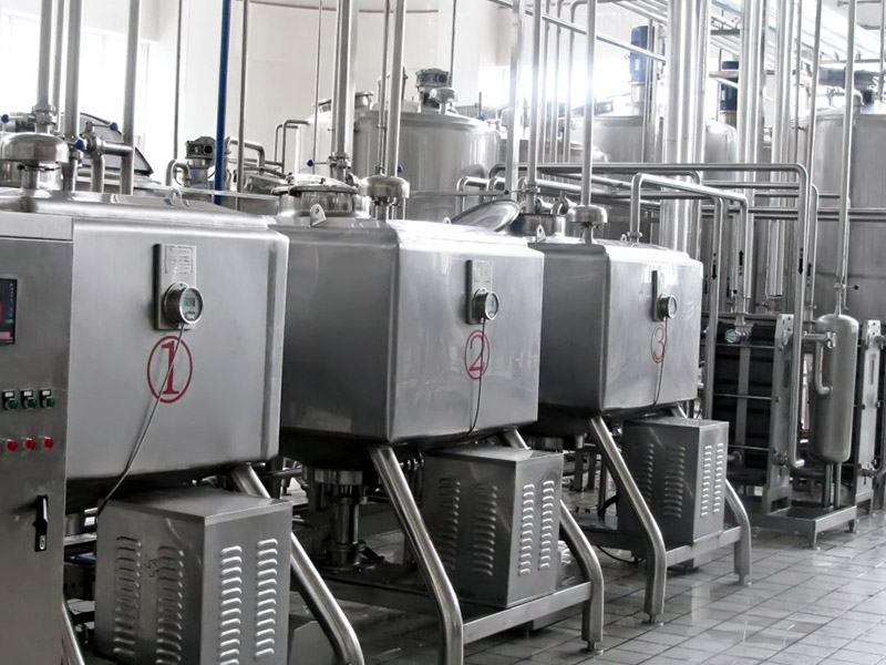 Ligne de production de boissons au lait
