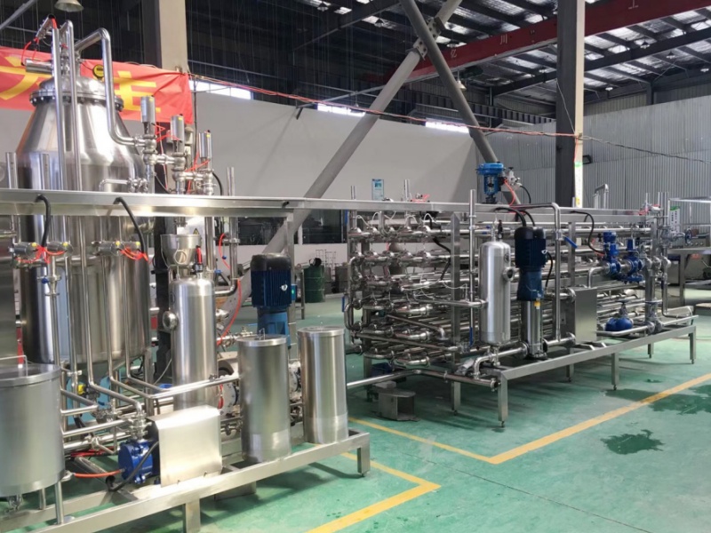 Système de pasteurisation de boissons à base de jus