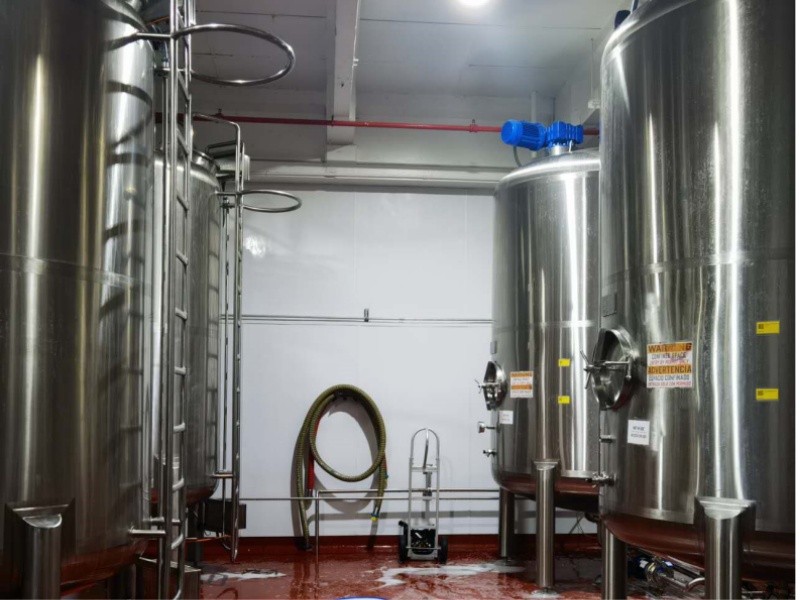 Cuve de mélange en acier inoxydable à double couche