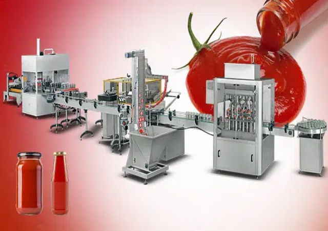 Fabricant de production de sauce et de confiture de tomates