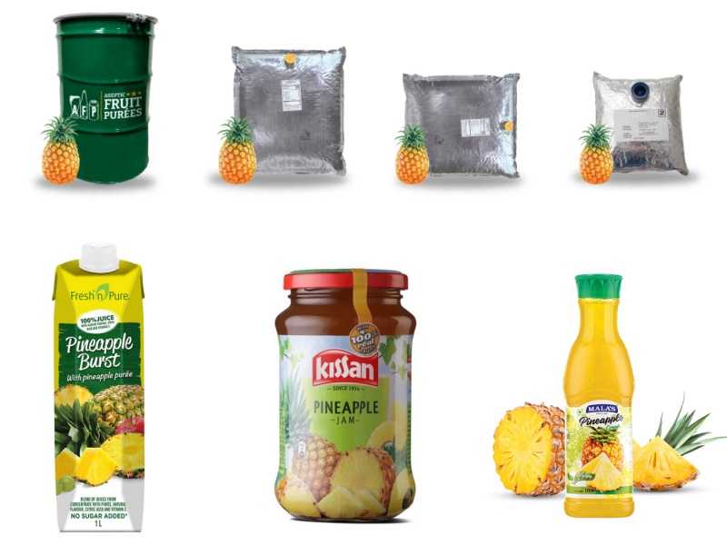 Description de la ligne de production d'ananas Description